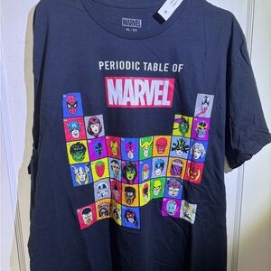 Marvel 'Periodic Table of Marvel' Graphic Tee - Black